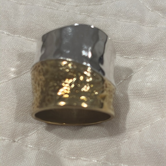 Silpada Rain or Shine Two-Tone Silver and Gold Ring - Picture 2 of 4